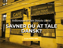 Tablet Screenshot of dansk-skole.de
